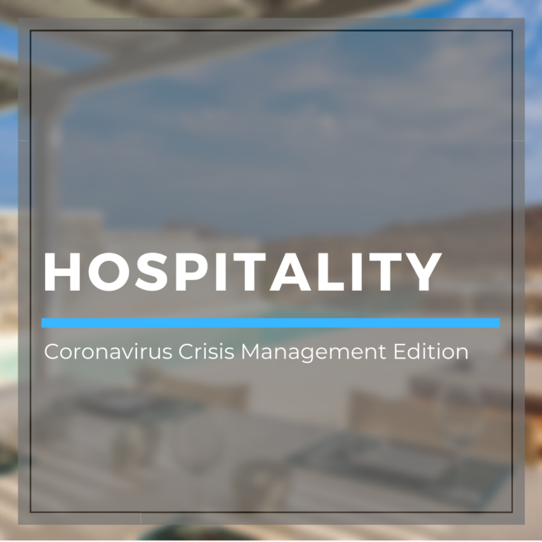 Hospitality Coronavirus Crisis